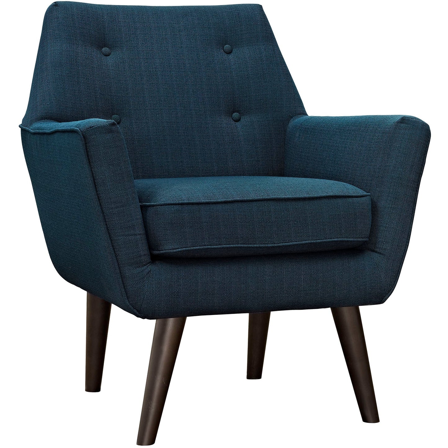 Posit Upholstered Fabric Armchair | Polyester by Modway