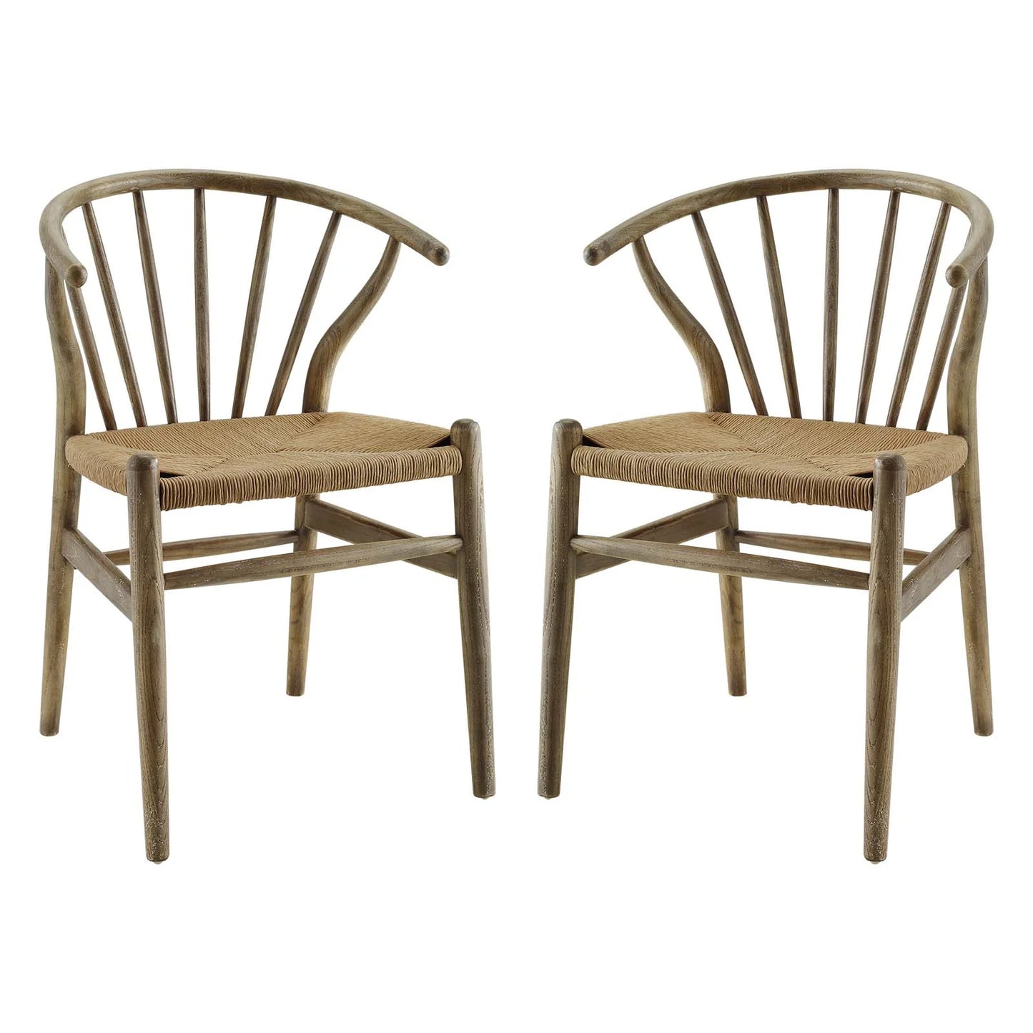 Flourish Spindle Wood Dining Side Chair Set of 2 by Modway