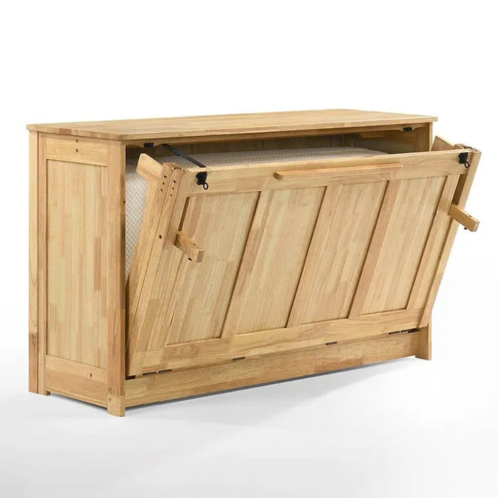 Night and Day Orion White Twin Murphy Cabinet Bed In A Box
