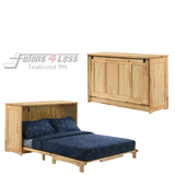 Night and Day Orion Natural Full Murphy Cabinet Bed In A Box