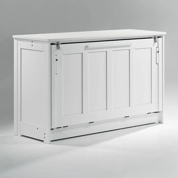 Night and Day Orion White Full Murphy Cabinet Bed In A Box