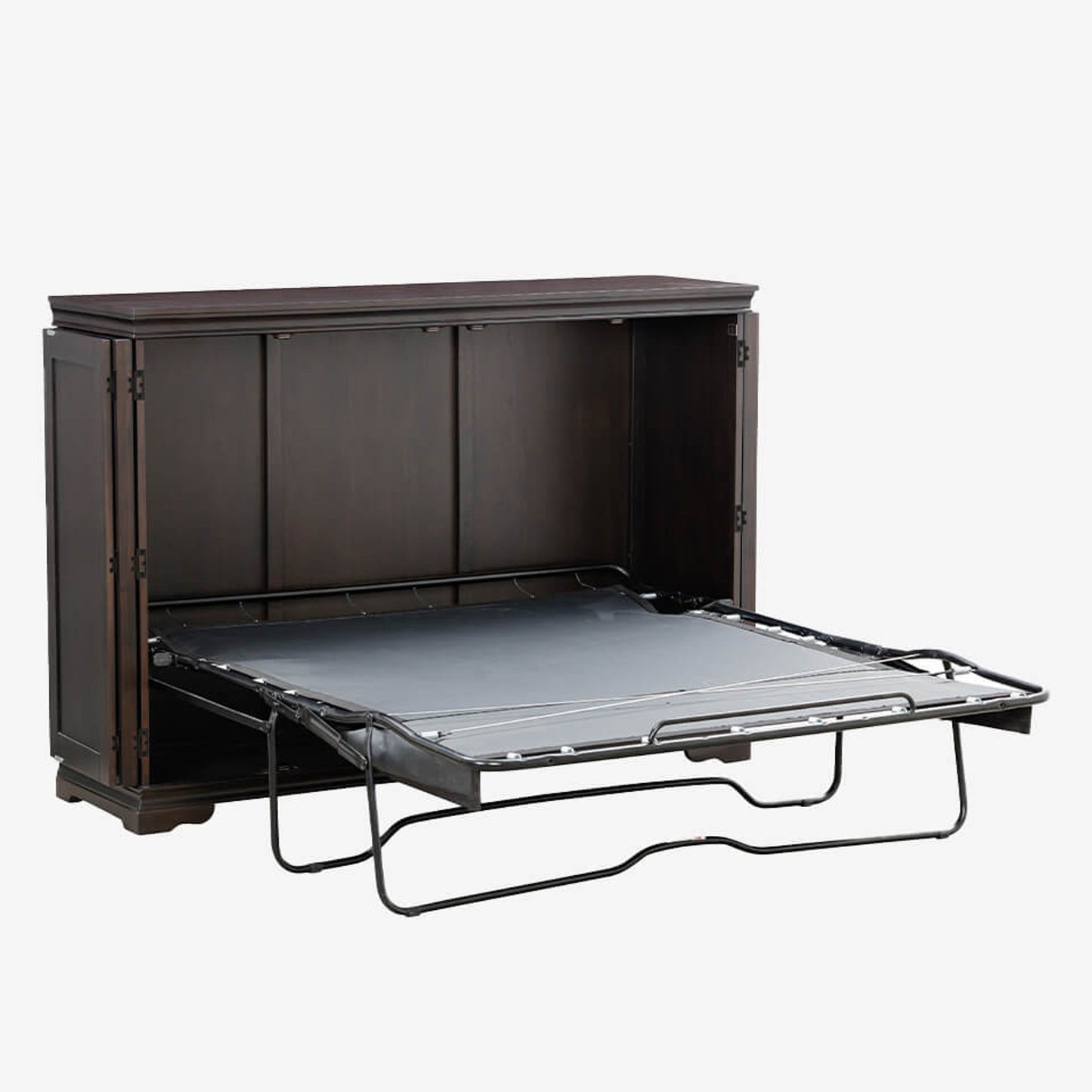 Night & Day San Sebastian Cabinet Murphy Bed In Box Full Espresso with Sealy Gel Memory Foam Mattress