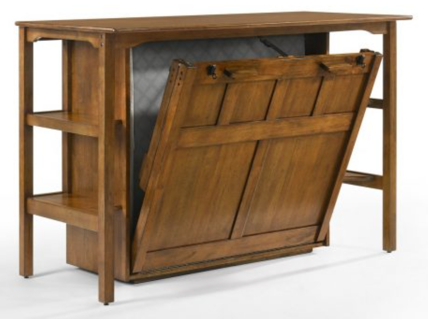 Night & Day Siesta Murphy Desk Bed in Black Walnut Finish