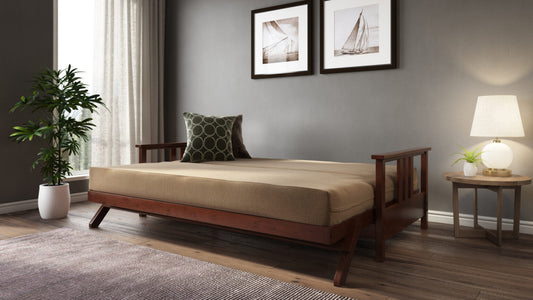 Durango Warm Cherry Queen Wall Hugger Futon Frame from Strata Furniture