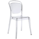 Entreat Dining Side Chair Clear by Modway