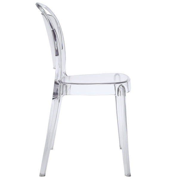 Entreat Dining Side Chair Clear by Modway