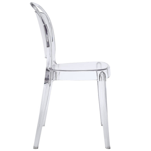 Entreat Dining Side Chair Clear by Modway