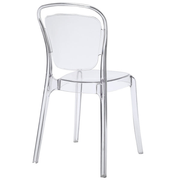 Entreat Dining Side Chair Clear by Modway