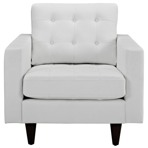 Empress Armchair Leather Set of 2 by Modway