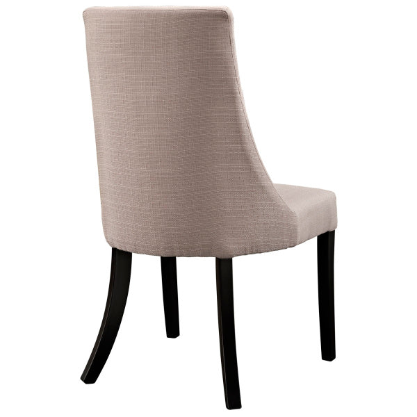 Reverie Dining Side Chair Set of 2 Beige by Modway