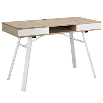 Stir Office Desk in Oak by Modway