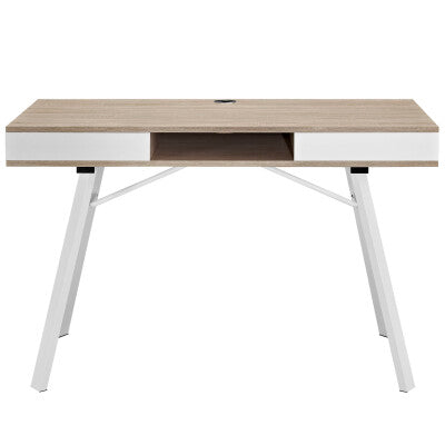 Stir Office Desk in Oak by Modway