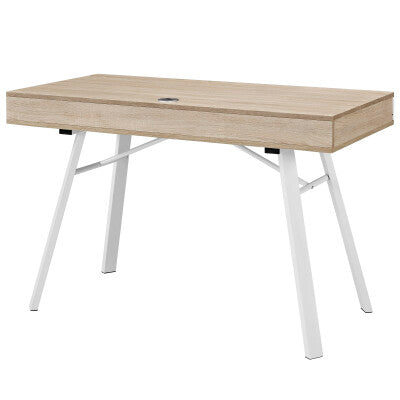 Stir Office Desk in Oak by Modway