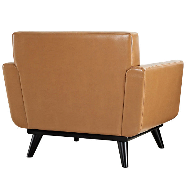 Engage Bonded Leather Armchair by Modway