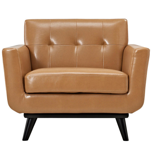 Engage Bonded Leather Armchair by Modway