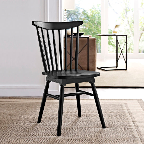 Amble Dining Side Chair Black by Modway