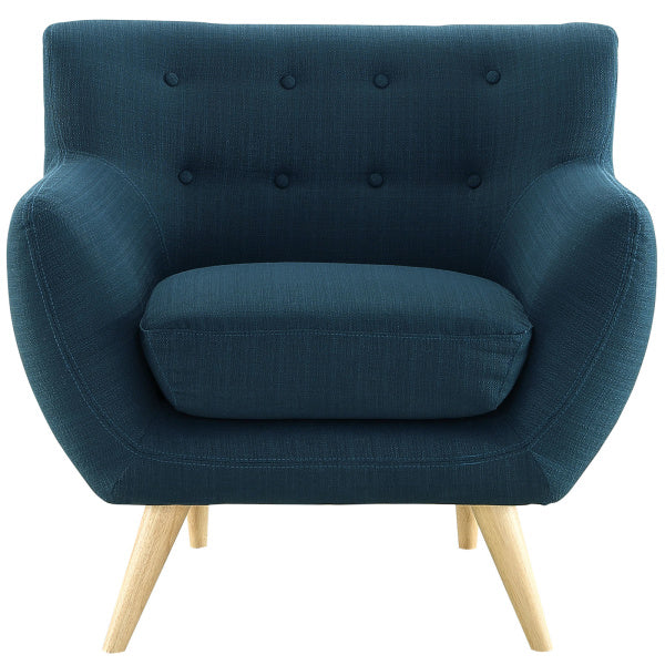Remark Upholstered Fabric Armchair | Polyester by Modway