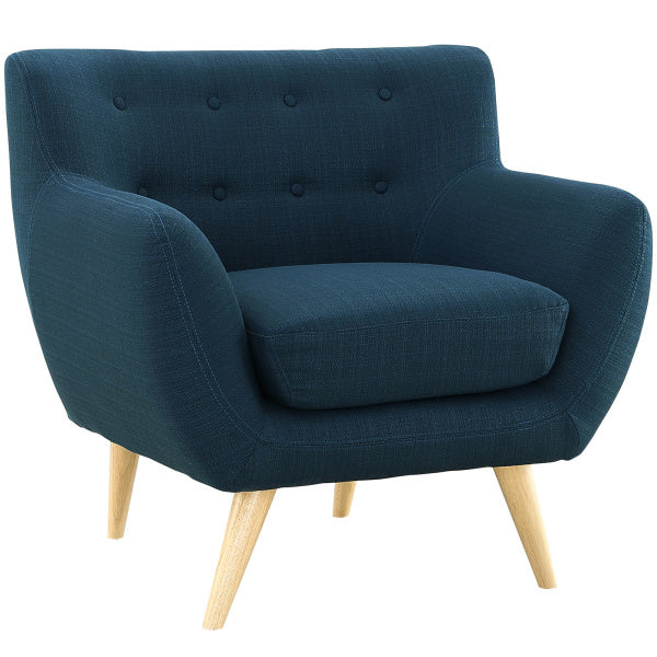 Remark Upholstered Fabric Armchair | Polyester by Modway