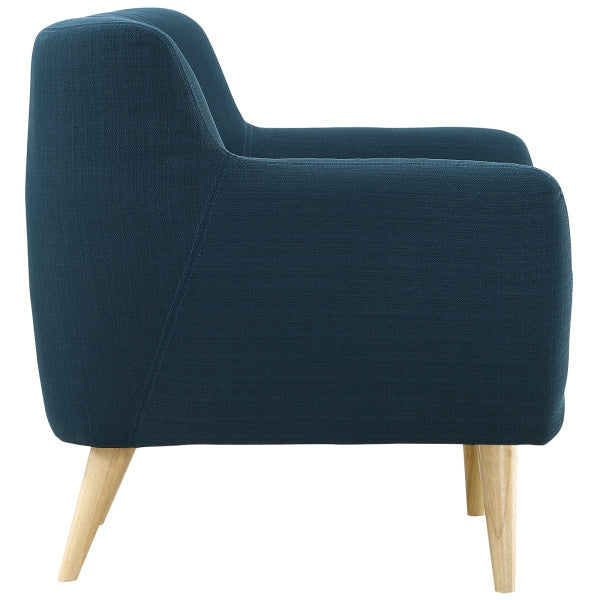 Remark Upholstered Fabric Armchair | Polyester by Modway