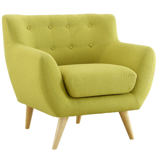 Remark Upholstered Fabric Armchair | Polyester by Modway