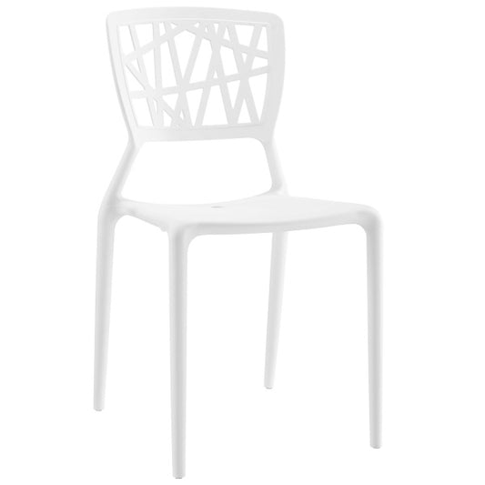 Astro Dining Side Chair White by Modway