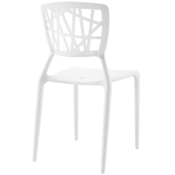 Astro Dining Side Chair White by Modway