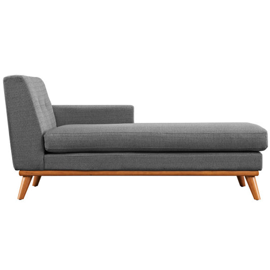 Engage RightFacing Upholstered Fabric Chaise by Modway