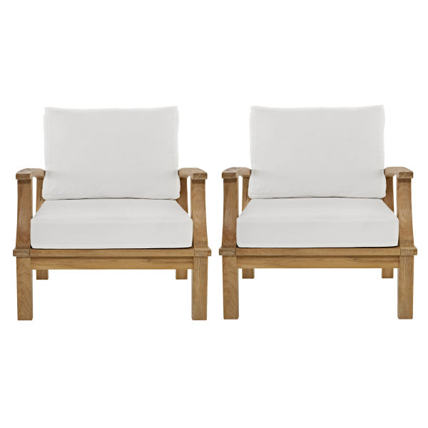 Marina 2 Piece Outdoor Patio Teak Set by Modway