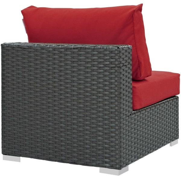 Sojourn Outdoor Patio Fabric Sunbrella Armless by Modway