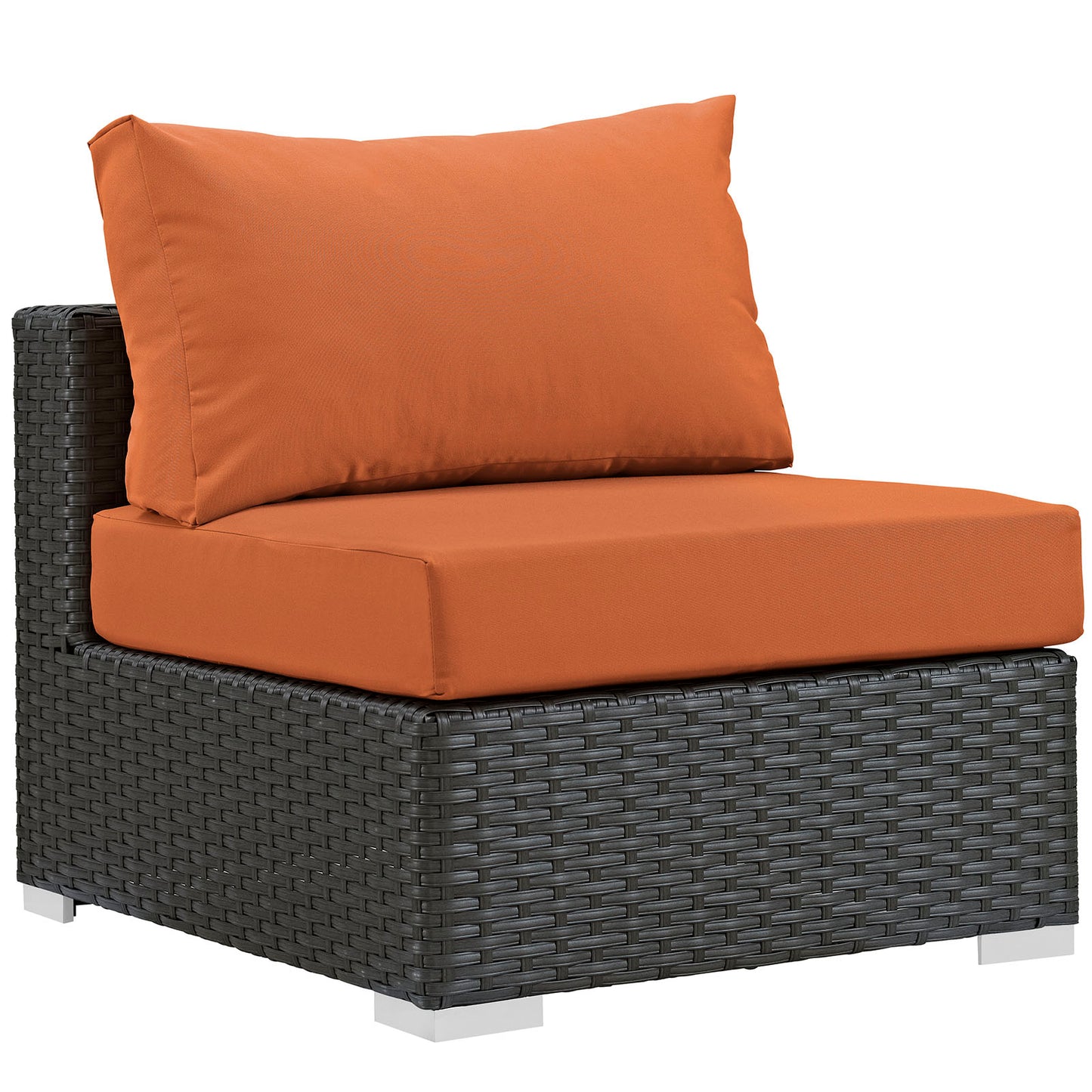 Sojourn 7 Piece Outdoor Patio Sunbrella Sectional Set by Modway