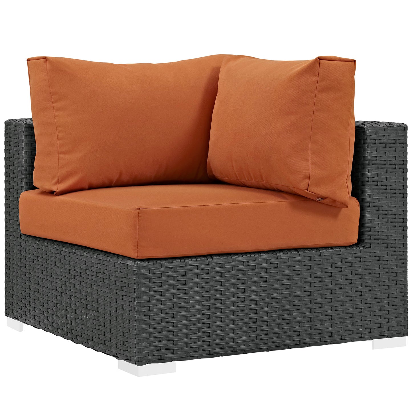 Sojourn 7 Piece Outdoor Patio Sunbrella Sectional Set by Modway