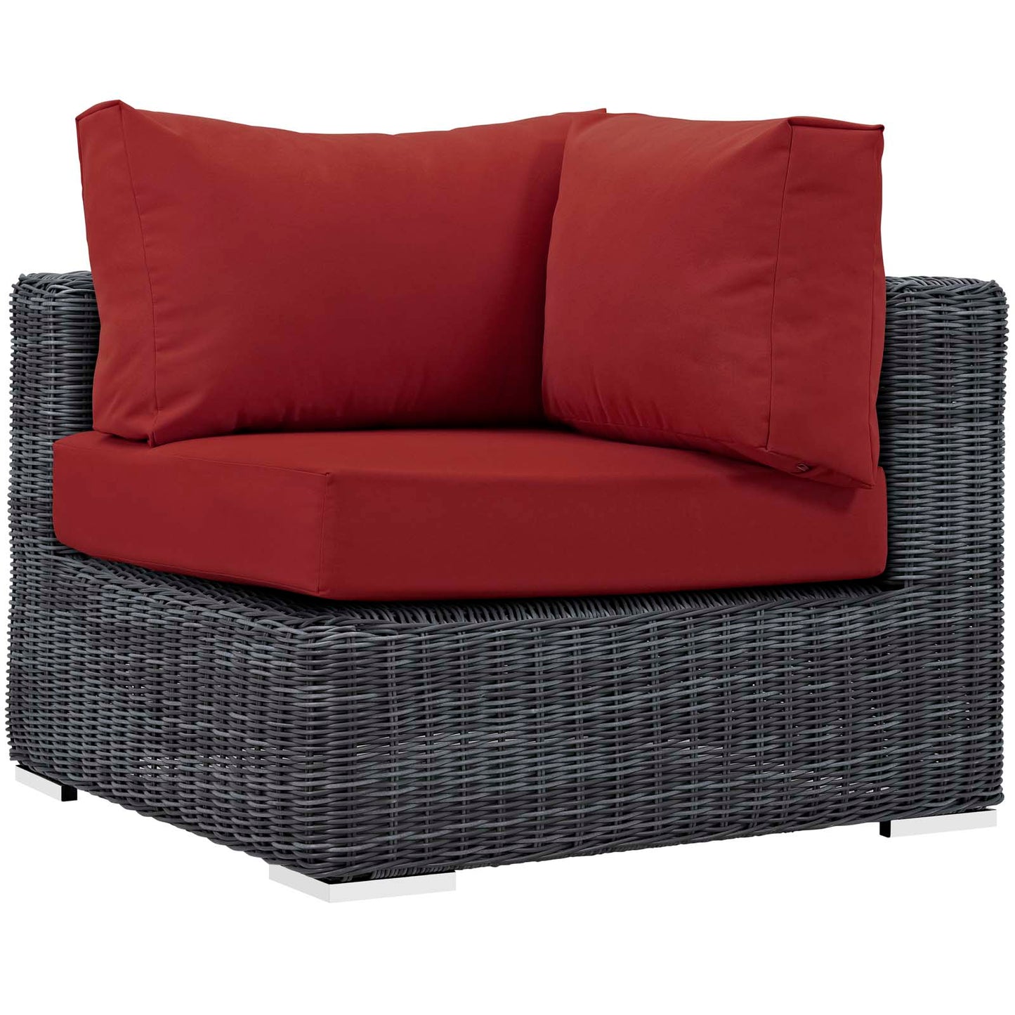 Summon 10 Piece Outdoor Patio Sunbrella Sectional Set by Modway