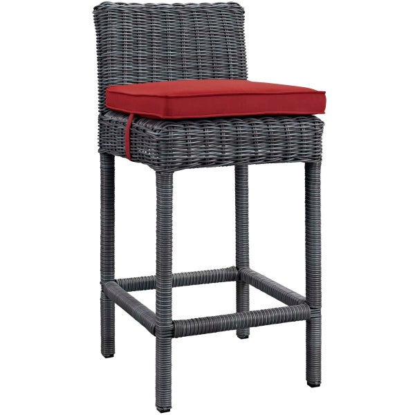 Summon Outdoor Patio Sunbrella Bar Stool by Modway