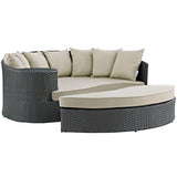 Sojourn Outdoor Patio Sunbrella Daybed by Modway