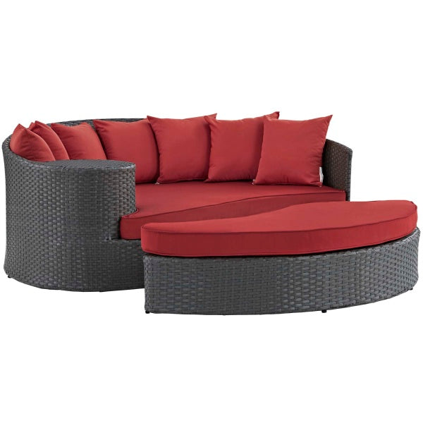 Sojourn Outdoor Patio Sunbrella Daybed by Modway