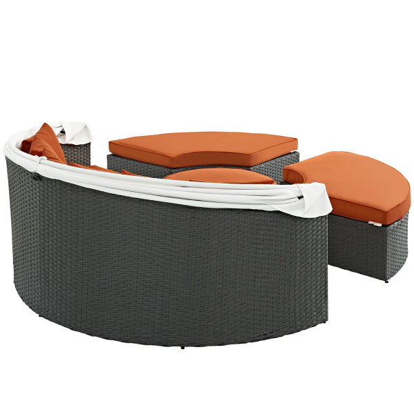 Sojourn Outdoor Patio Sunbrella Daybed by Modway