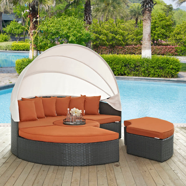 Sojourn Outdoor Patio Sunbrella Daybed by Modway