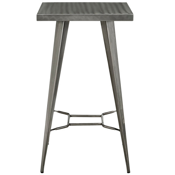 Direct Metal Bar Table in Gunmetal By Modway