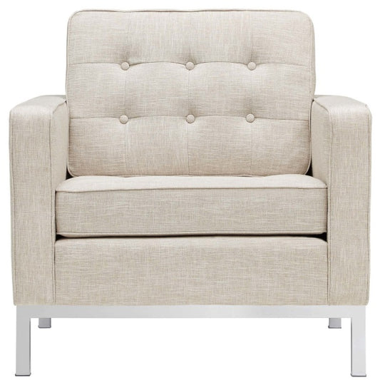 Loft Upholstered Fabric Armchair by Modway