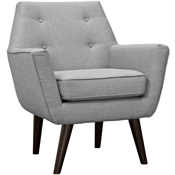 Posit Upholstered Fabric Armchair | Polyester by Modway