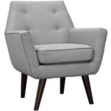 Posit Upholstered Fabric Armchair | Polyester by Modway