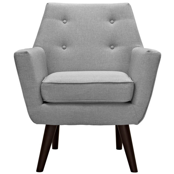 Posit Upholstered Fabric Armchair | Polyester by Modway