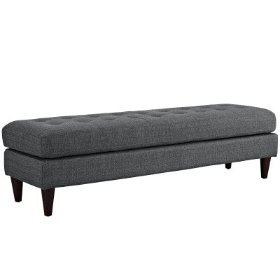 Empress Large Bench Gray by Modway