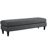 Empress Large Bench Gray by Modway