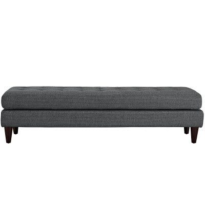 Empress Large Bench Gray by Modway
