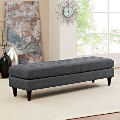 Empress Large Bench Gray by Modway