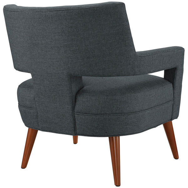 Sheer Upholstered Fabric Armchair | Polyester by Modway