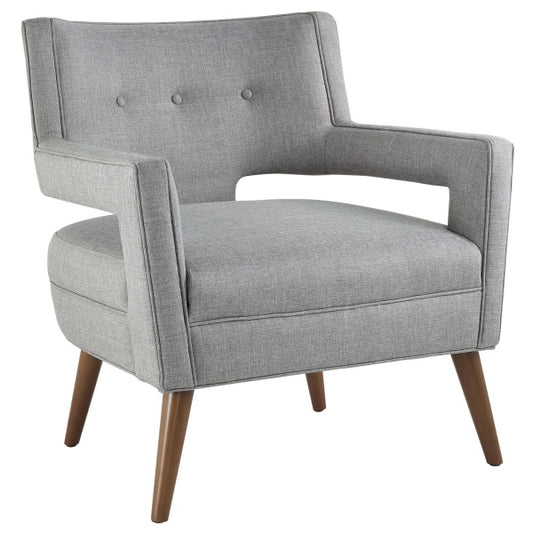 Sheer Upholstered Fabric Armchair | Polyester by Modway