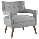 Sheer Upholstered Fabric Armchair | Polyester by Modway