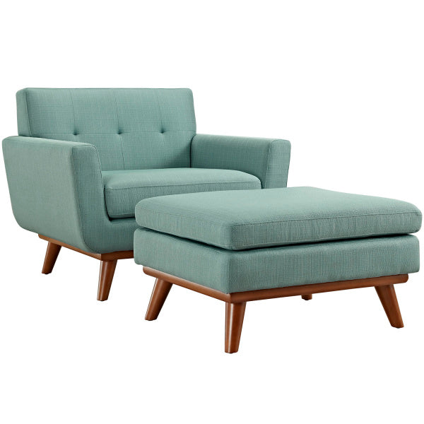 Engage 2 Piece Armchair and Ottoman by Modway